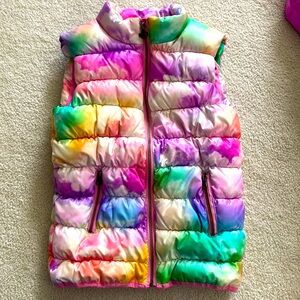 Appaman tie dye puffy vest